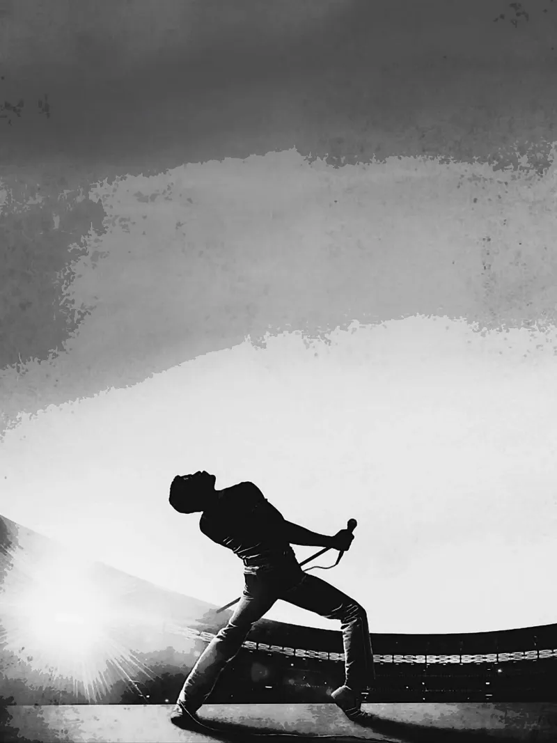 Freddie Mercury pellicola backlit da vanhesling
