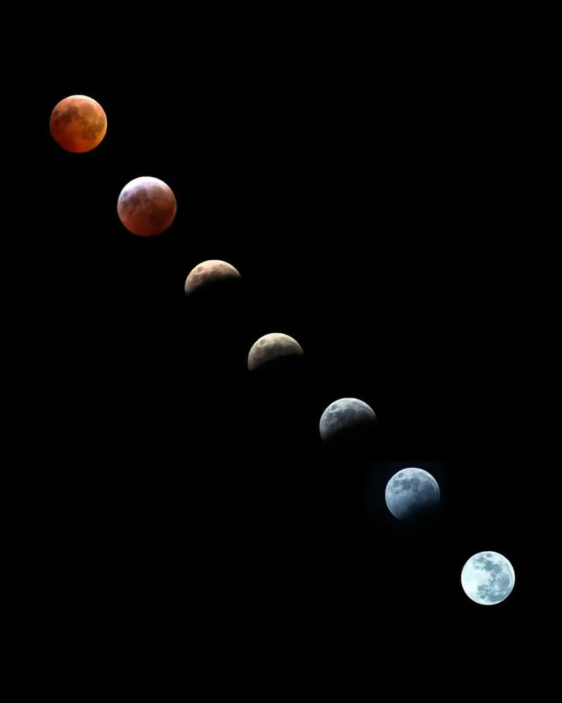 lune éclipse de lune hahnemühle de Earthly Visions