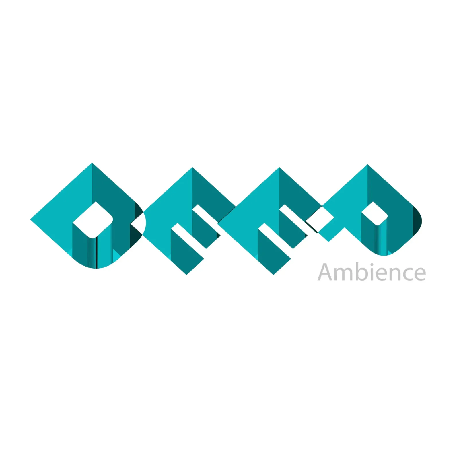 Deep Ambience Diseño de estilo tipográfico lámina retroiluminada de Urban Life