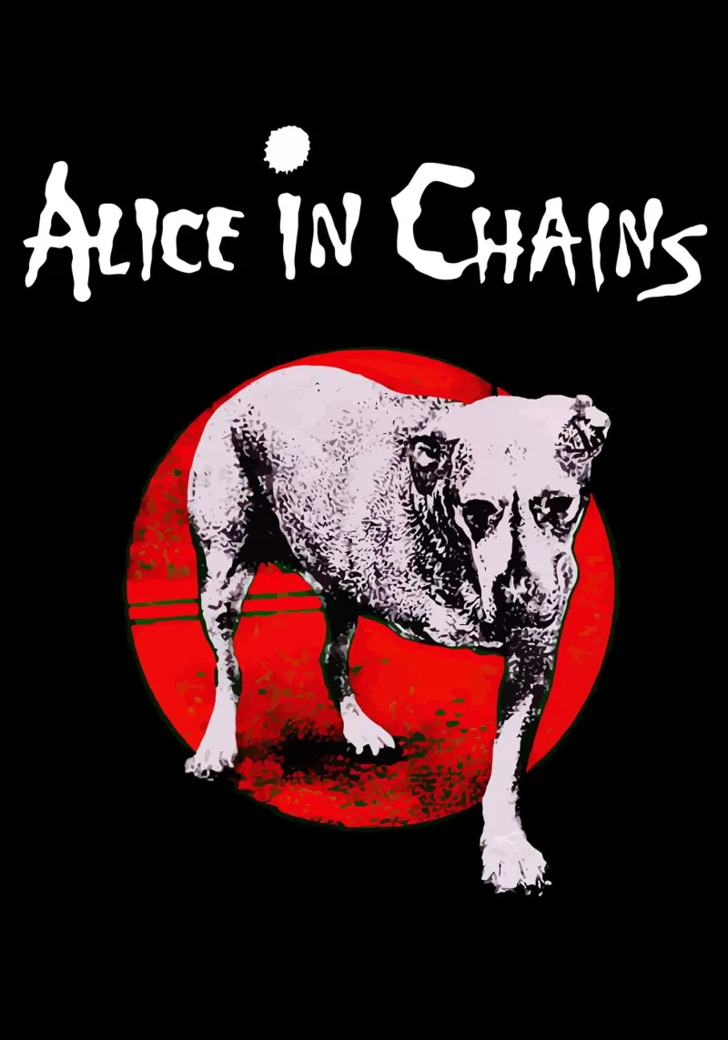 Arte murale di Alice In Chains carta hahnemühle da Musadad Shop