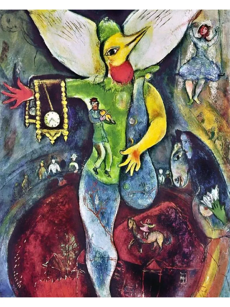 Der Gaukler, 1943 - von Marc Chagall Hahnemühle von James Eury