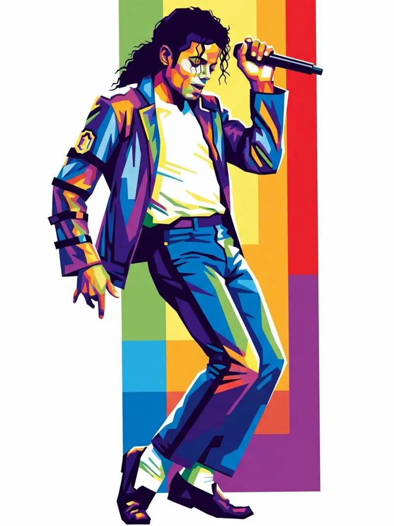 Michael Jackson dance pellicola backlit da Hantamrata