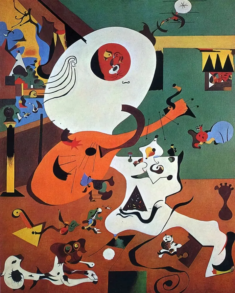 Joan Miro Interno olandese carta hahnemühle da Dixon-Gallery