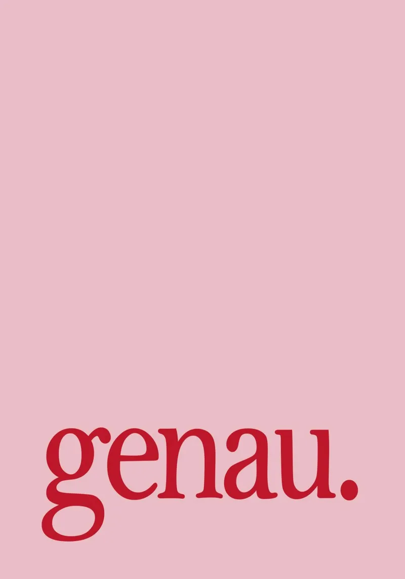 Genau Pink hahnemühle de Attaboy Dsgn