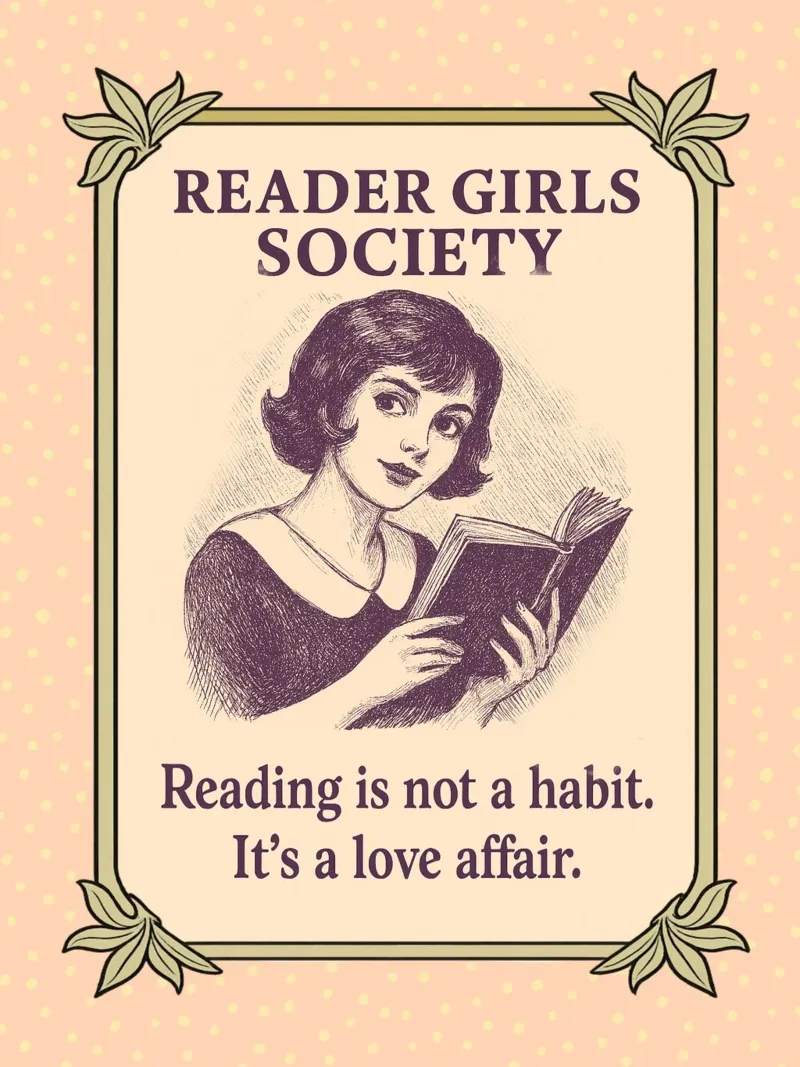 Société des lectrices : La lecture est une affaire d'amour hahnemühle de Taika Tori Art