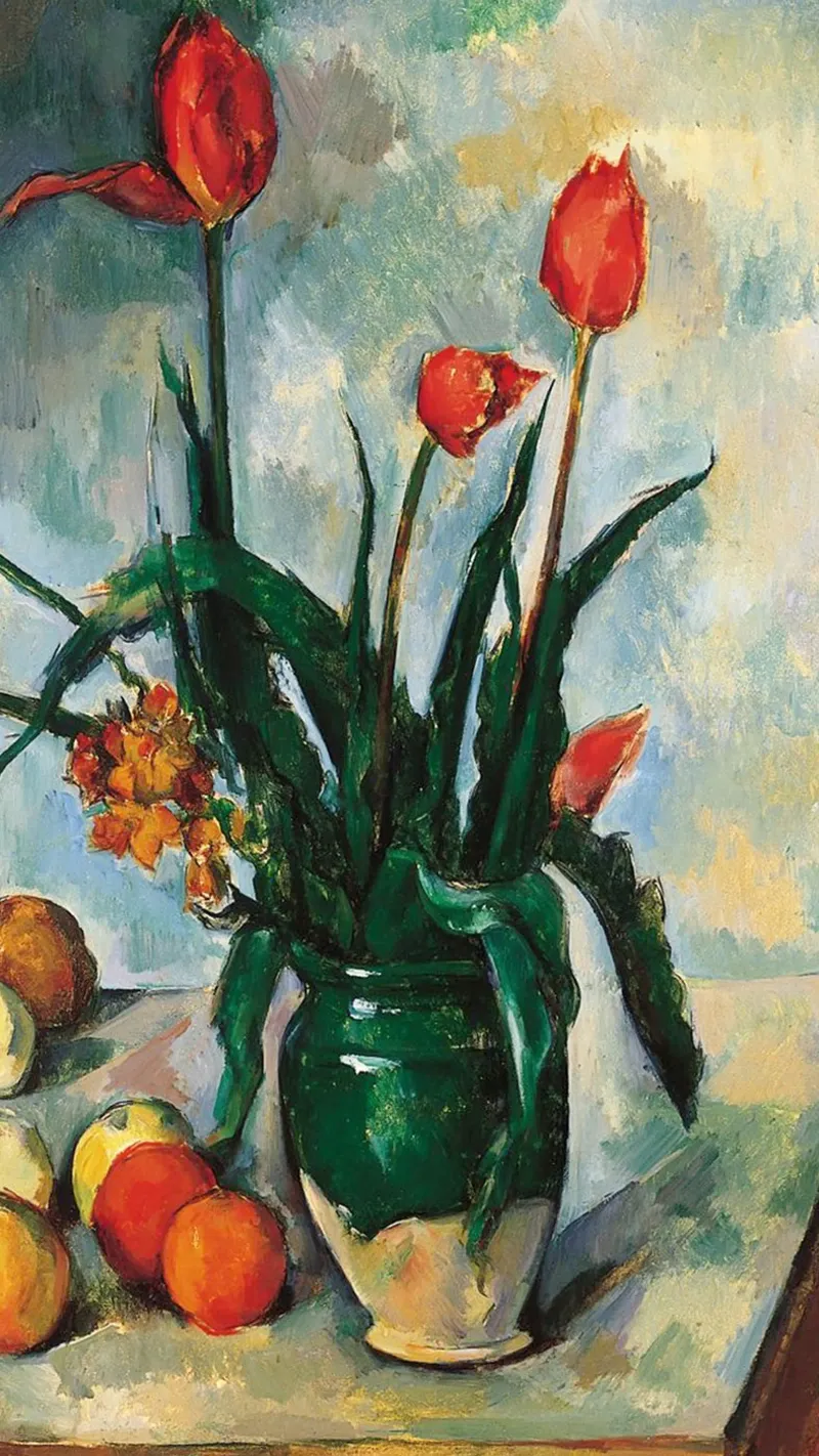 Fiore di Paul Cezanne pellicola backlit da WESHH STORE