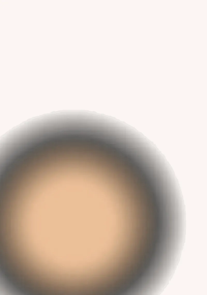 Warme Perzik Orb - Abstracte Minimalistische Gradiënt Print canvas van NorwesClub