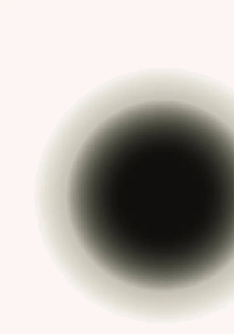 Orbe noir profond - Minimalist Abstract Gradient Print hahnemühle de NorwesClub