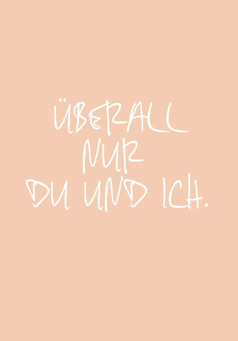 Überall nur du und ich. forex plate by FRICKE DESIGN