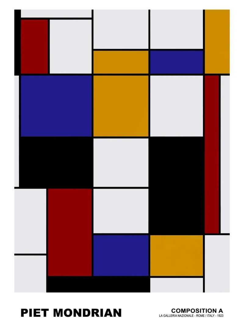 Composizione A, 1923 carta hahnemühle da Turner Kyle