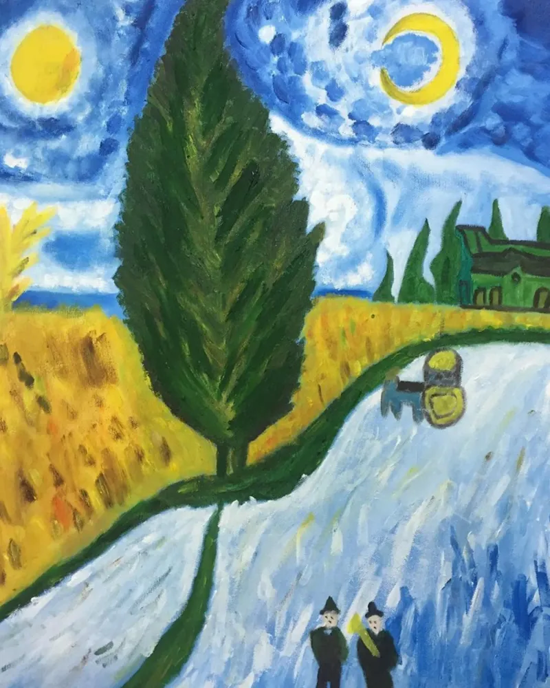 rural people's goals canvas by cloud shop