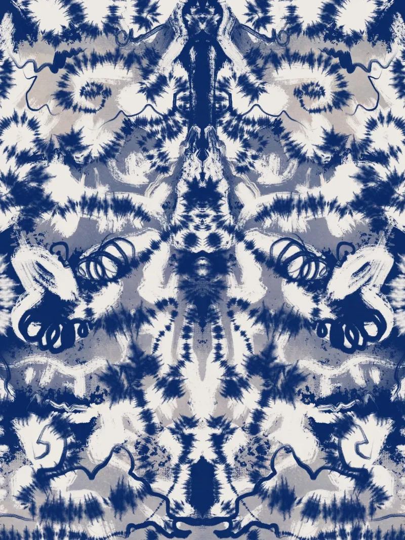 Cina blu rorschach 05 pellicola backlit da Little Dean
