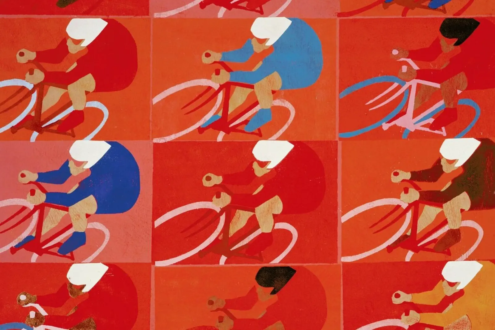 Multiple Cyclists metacrilato de Andy Bridge