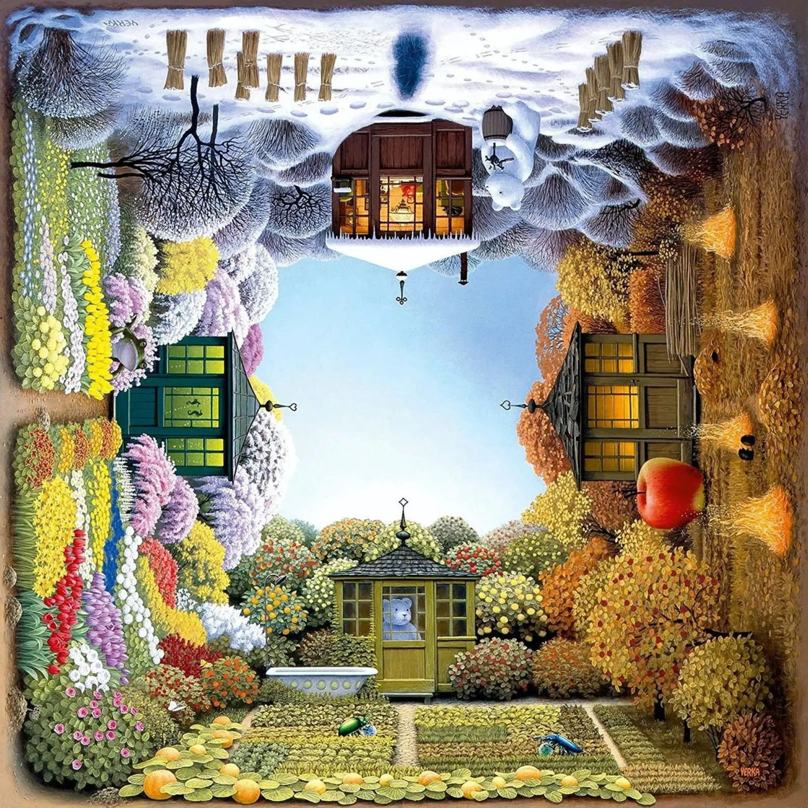 Colorée à chaque saison Par Jacek Yerka hahnemühle de Trudeau Art Galley