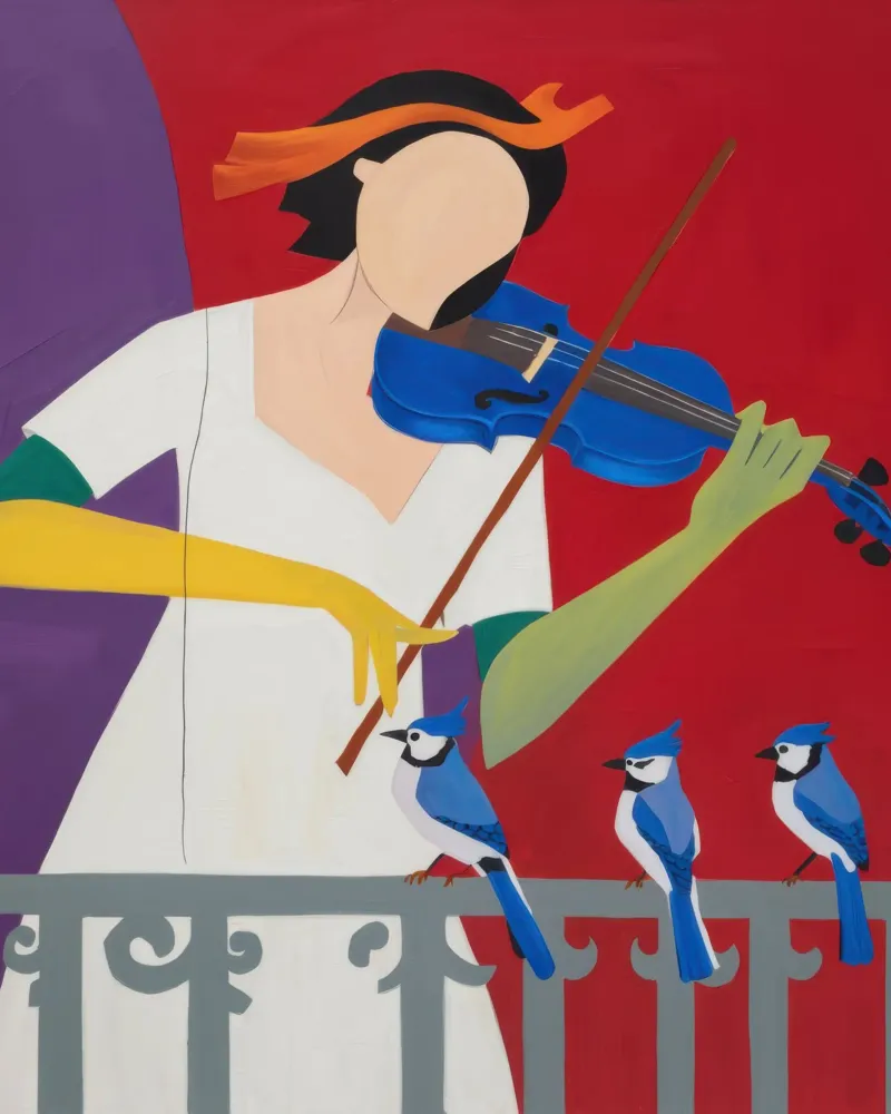 La canzone del violinista poster da Flock Reverie