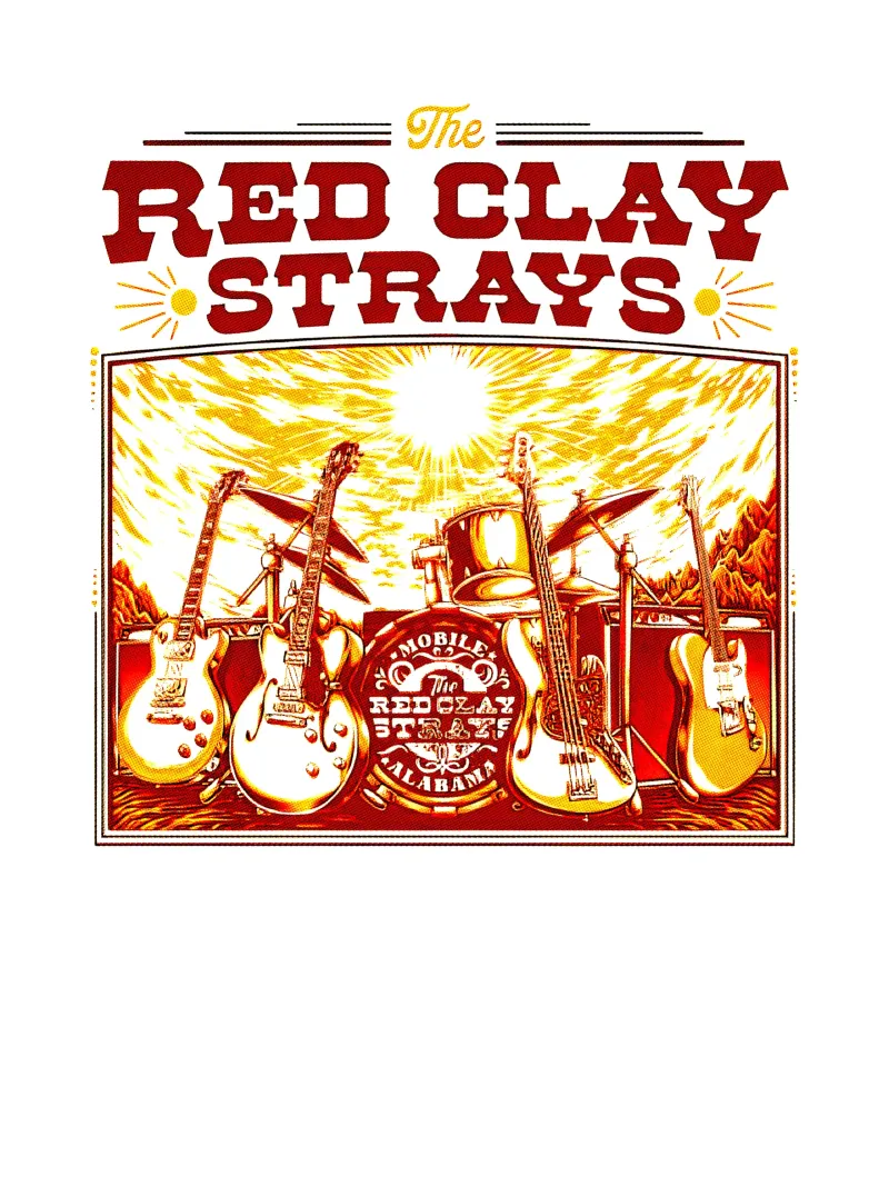 Tour della Rcs Red Clay Band pellicola backlit da Music Fest
