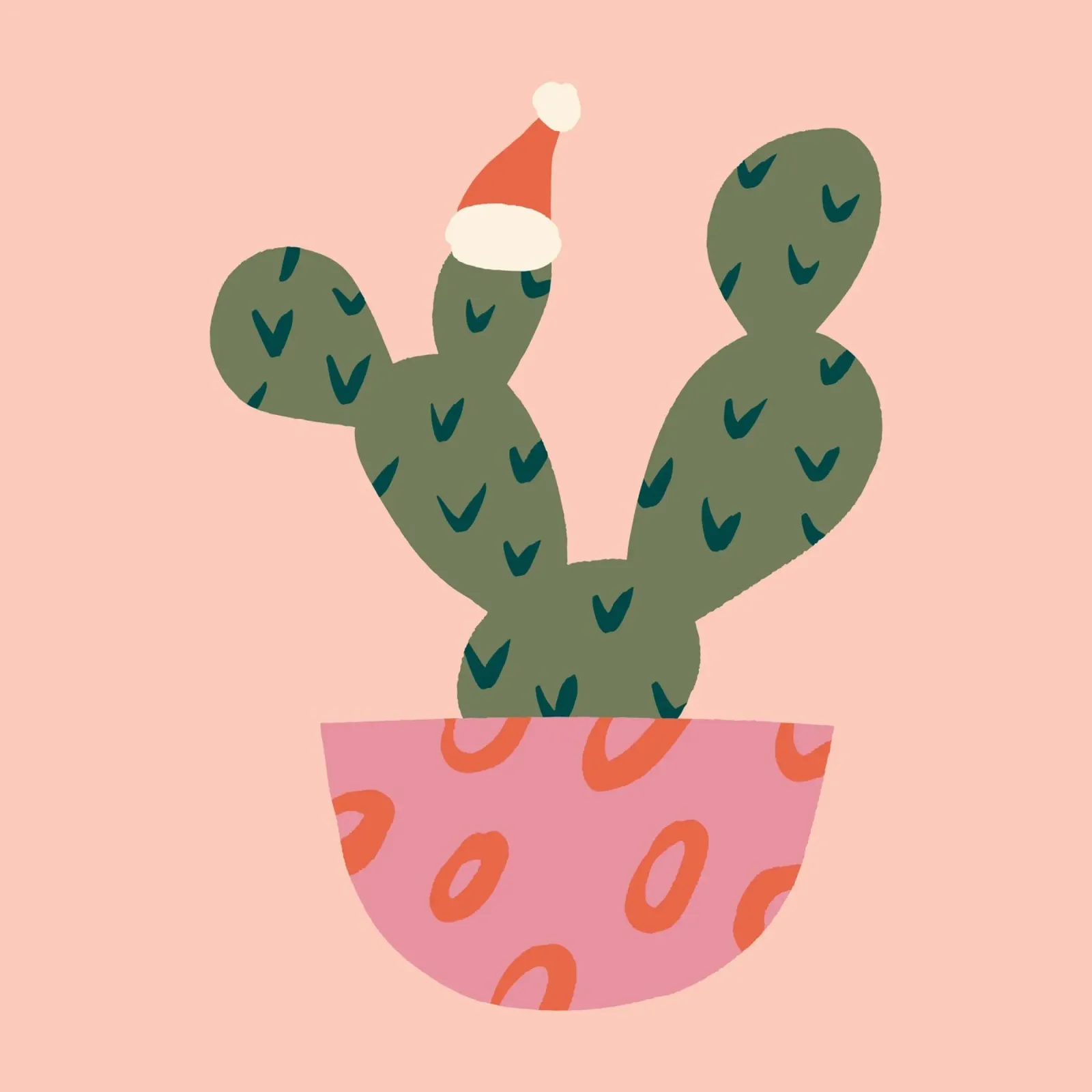 Happy Christmas No 29 tela con Cornice a cassetta da treechild