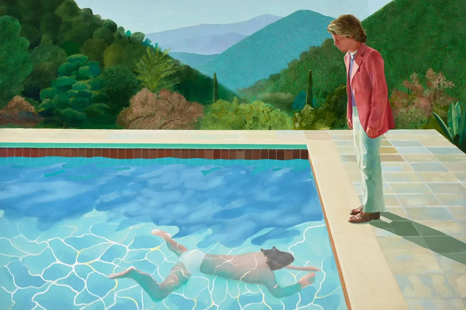 Swimming Pool Landscape pellicola backlit da janetlynn