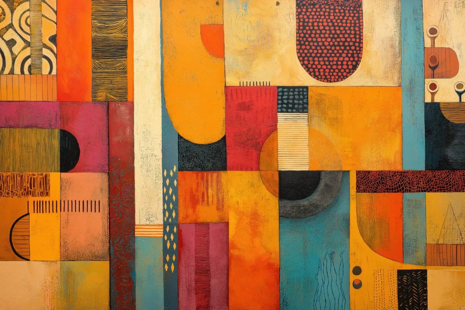 Abstract Afrika canvas by Pictura