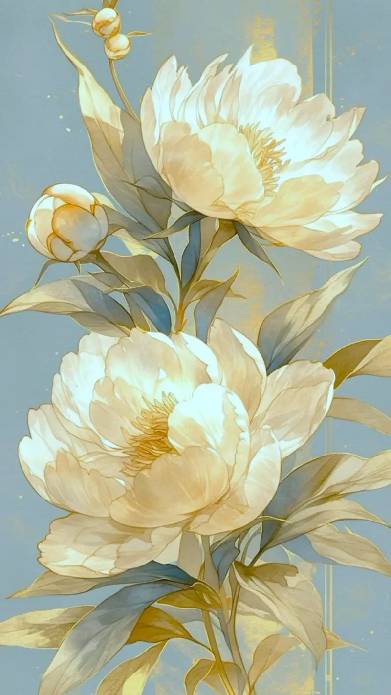 flowers peonies alluminio dibond da Histrol