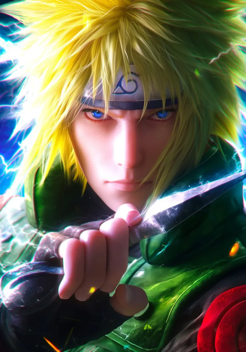 Minato Naruto Anime pellicola backlit da Fleur de Lys