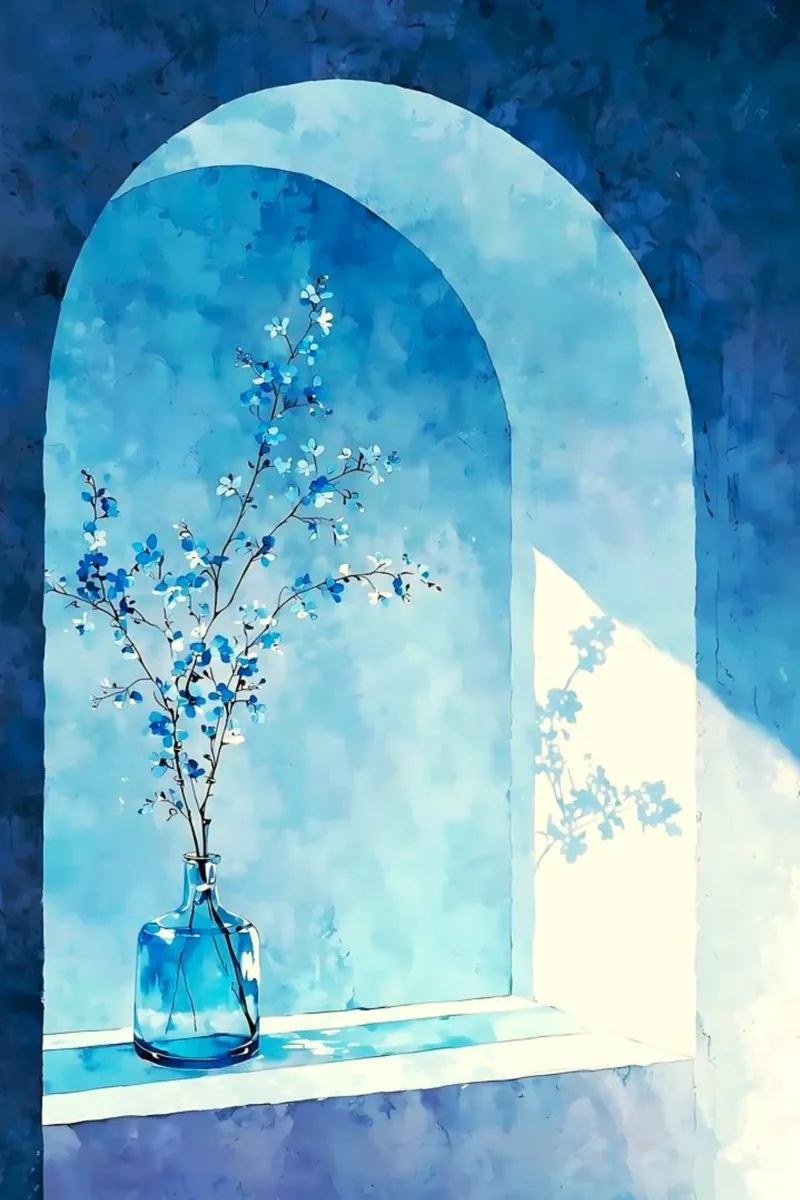 lighting glass bottle poster con telaio in legno da prindy
