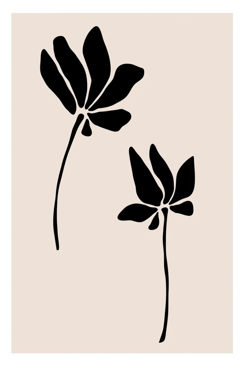 Simple Florals No 01 plexiglass da treechild