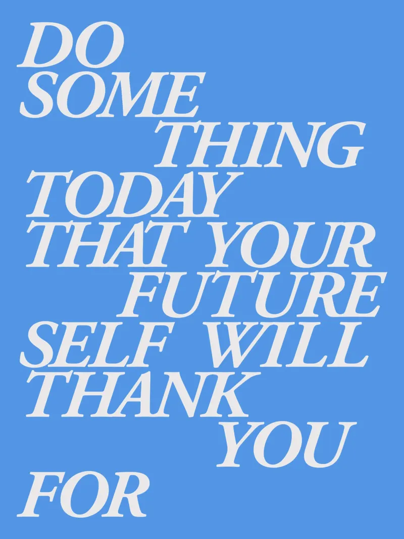 Do Something Today That Your Future Self Will Thank You For canvas by THE MOTIVATED TYPE