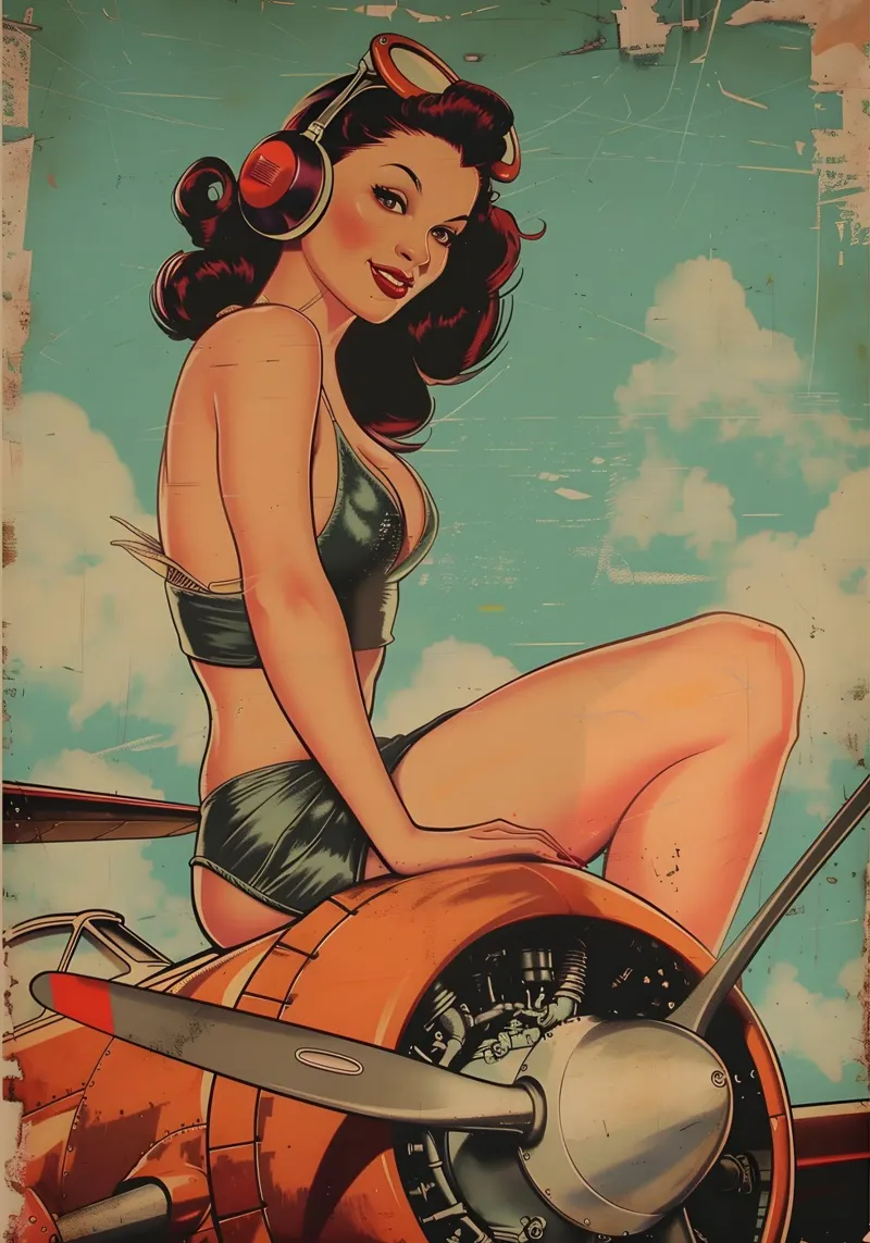 Pin-Up Revival plexiglass da Artful Muse