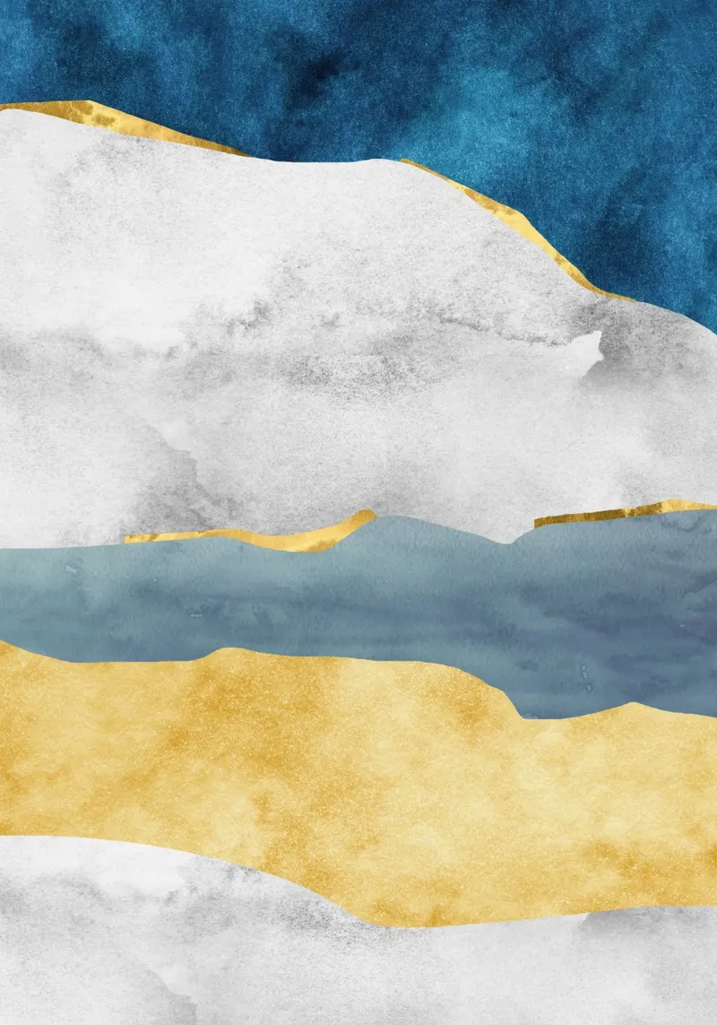 abstract waves 2 poster da vintageshop