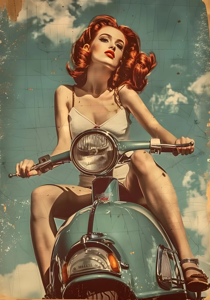 Renacimiento Pin-Up metacrilato de Artful Muse