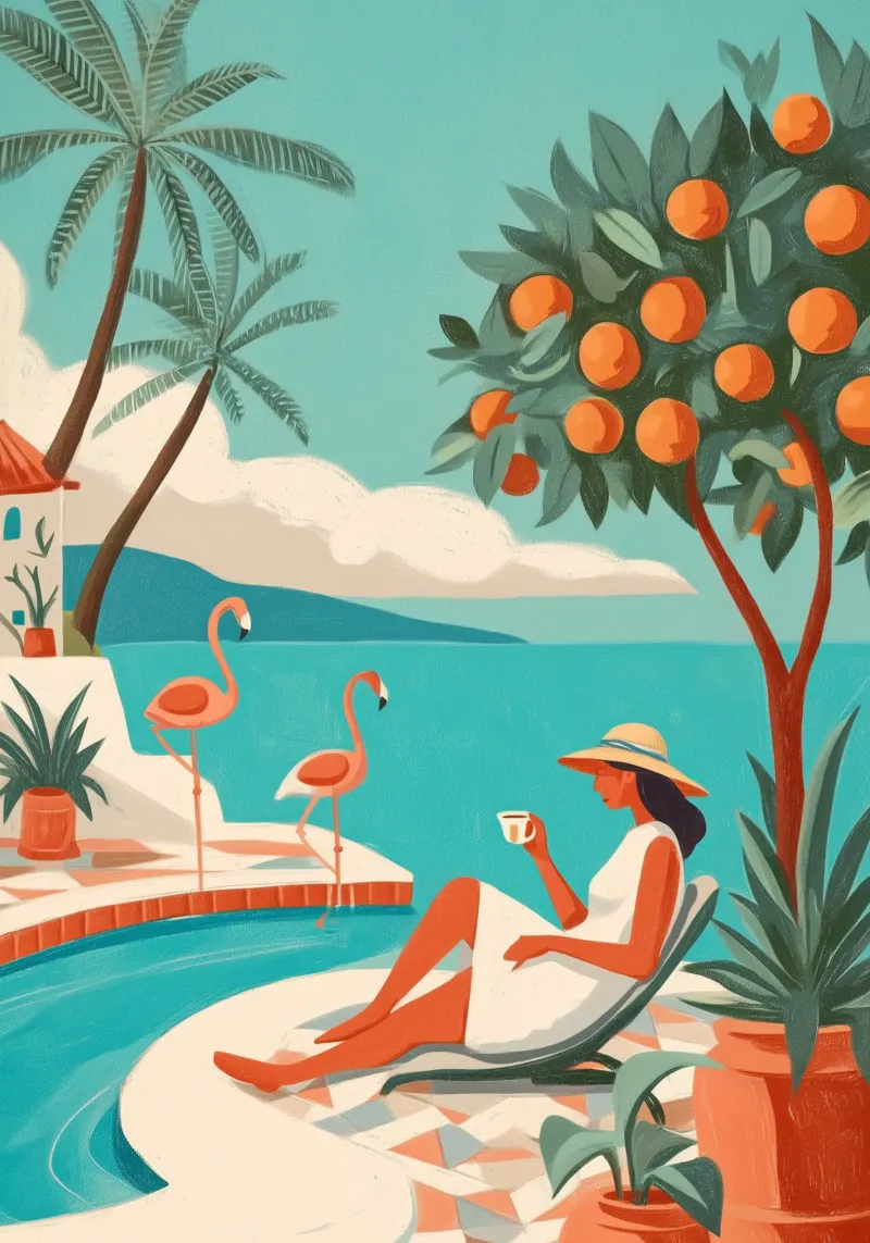 Clementine Coast II carta hahnemühle da Clara August