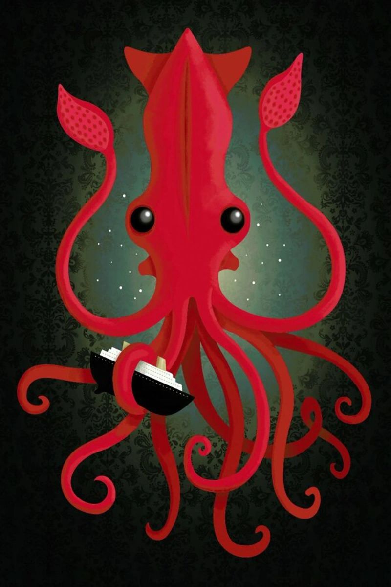 Kraken Attacken poster de DinoMike