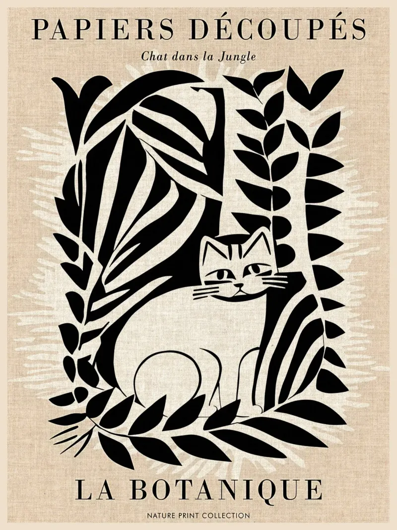 Gatto nella giungla pellicola backlit da BobbyStudio