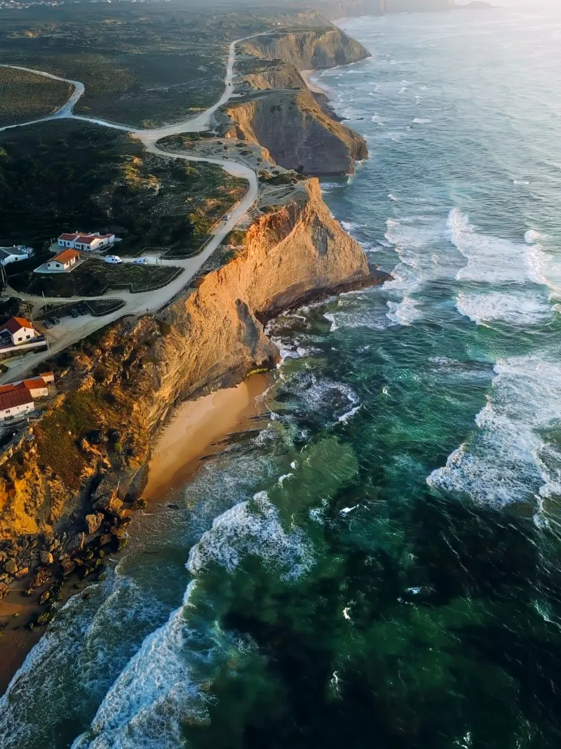 Praia de Monte Clérigo III carta hahnemühle da Thilo Grøsch