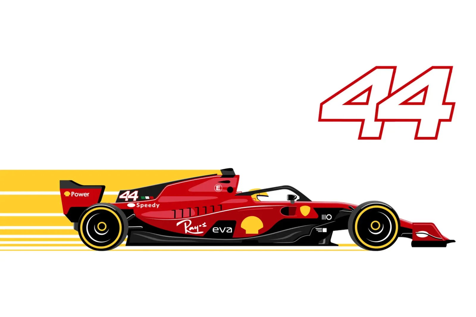 Auto da corsa di Formula 44 plexiglass da Mariel Toigo