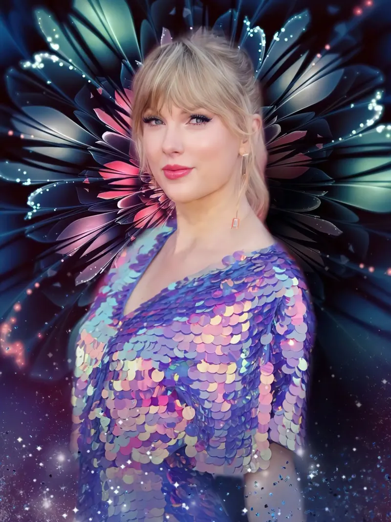 Taylor Swift alluminio dibond da Musdadad Shop