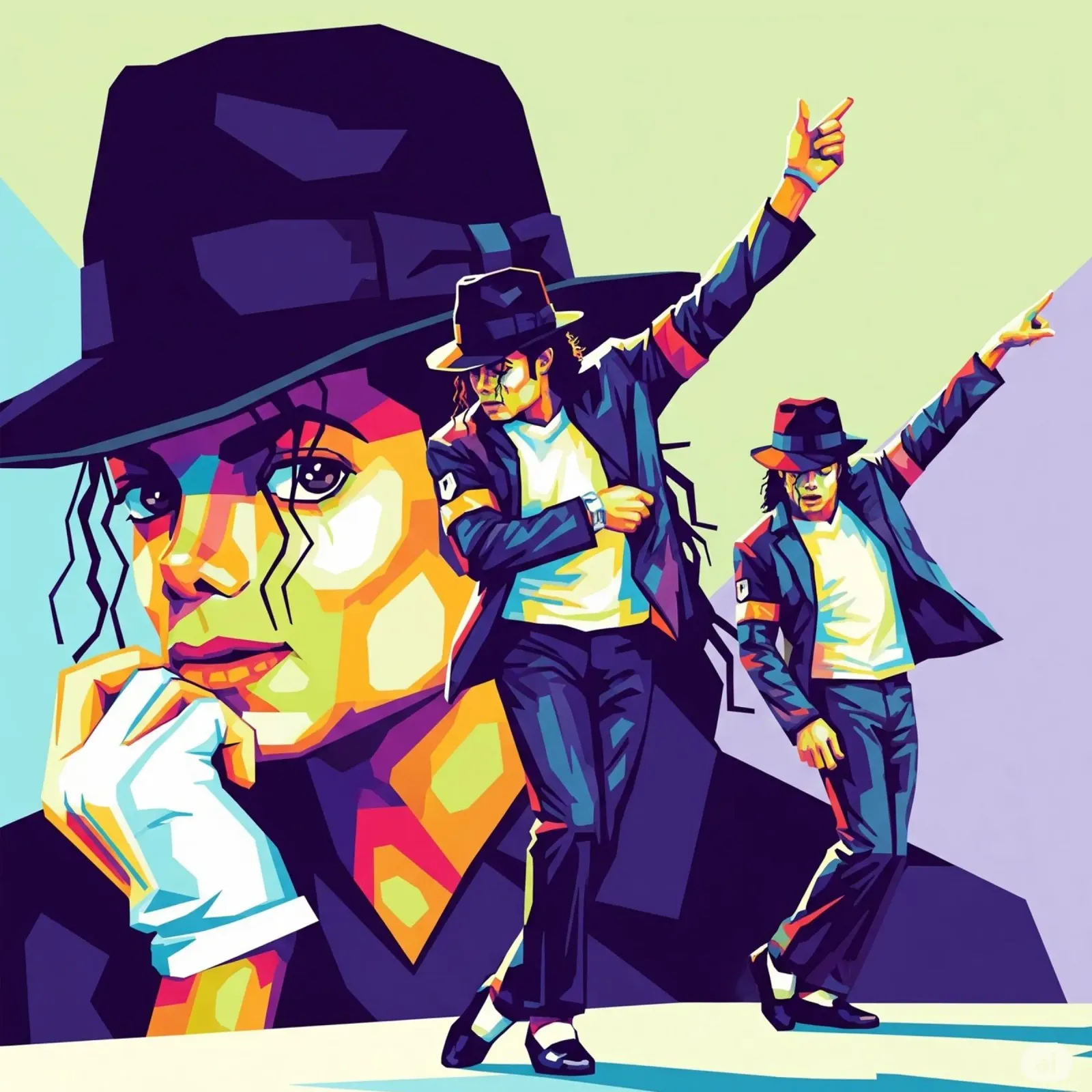 Michael Jackson style pellicola backlit da Hantamrata
