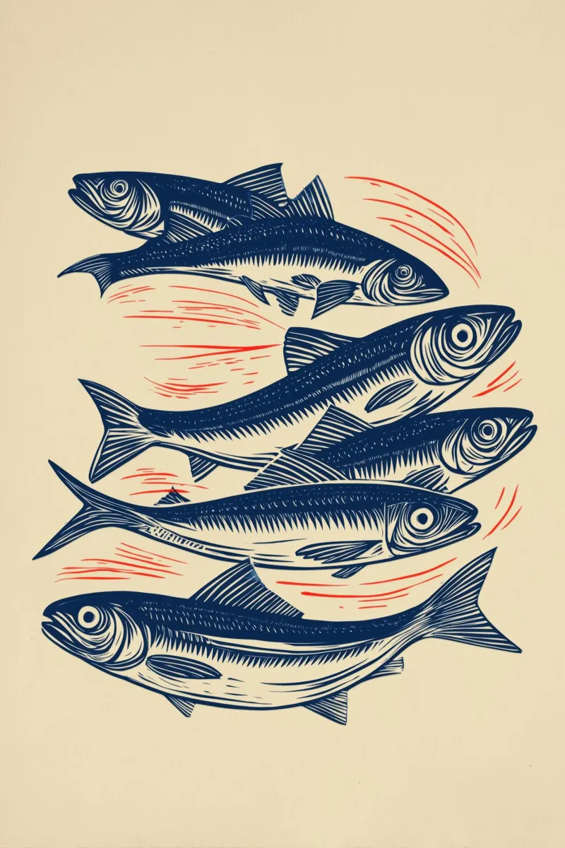 Sardines pellicola backlit da Pictura