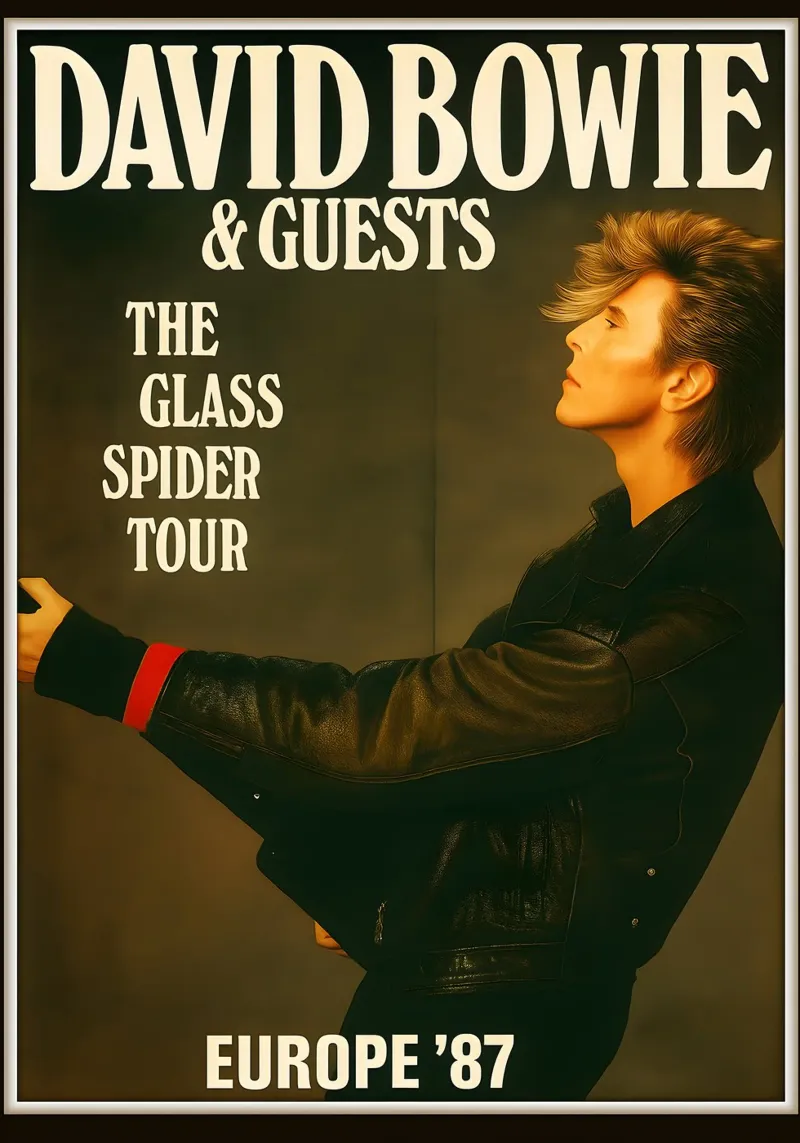 David Bowie & Guests The Glass Spider Tour Europe _87 Music hahnemühle by DGUnder
