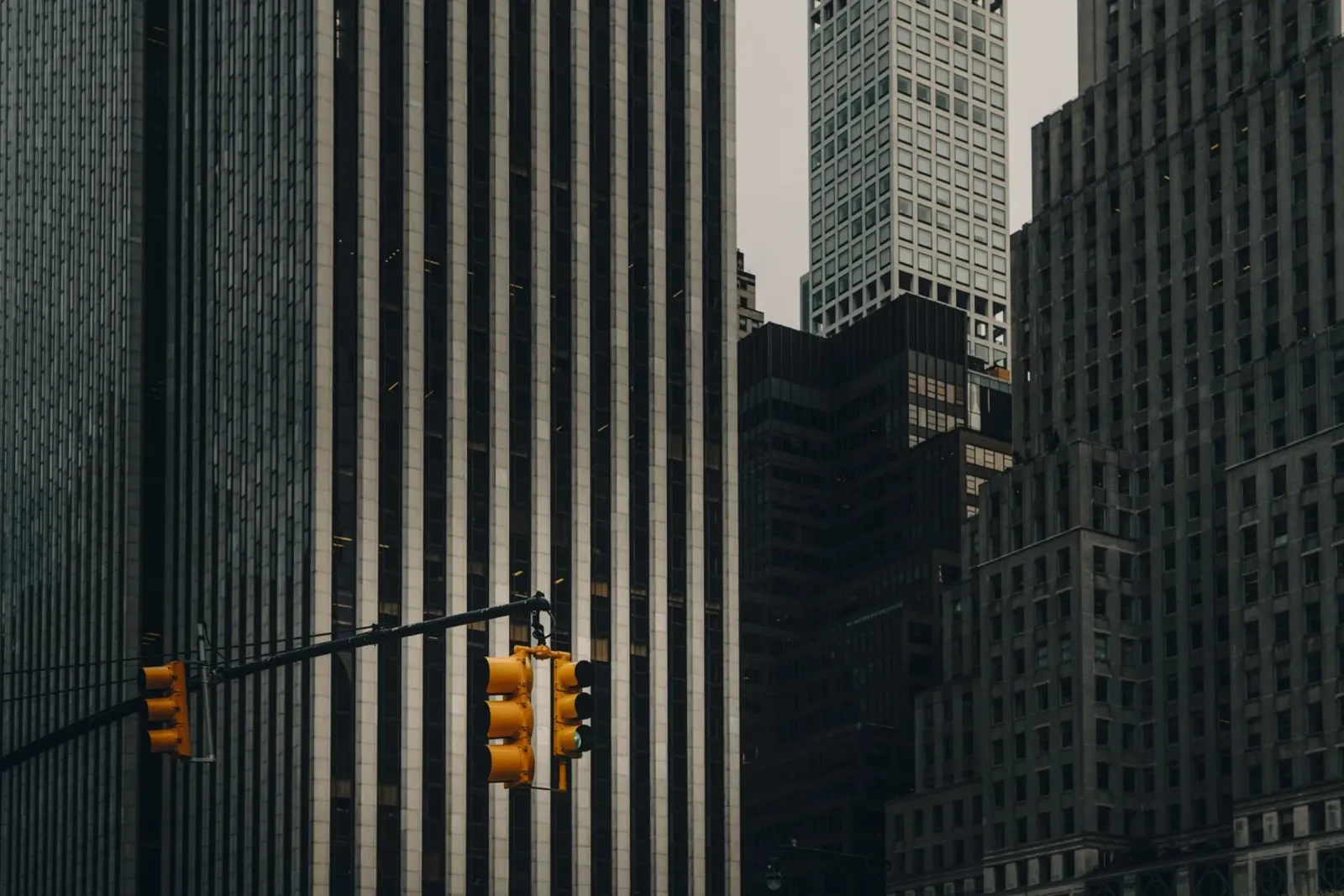 Semaforo di Manhattan pellicola backlit da thetraveller