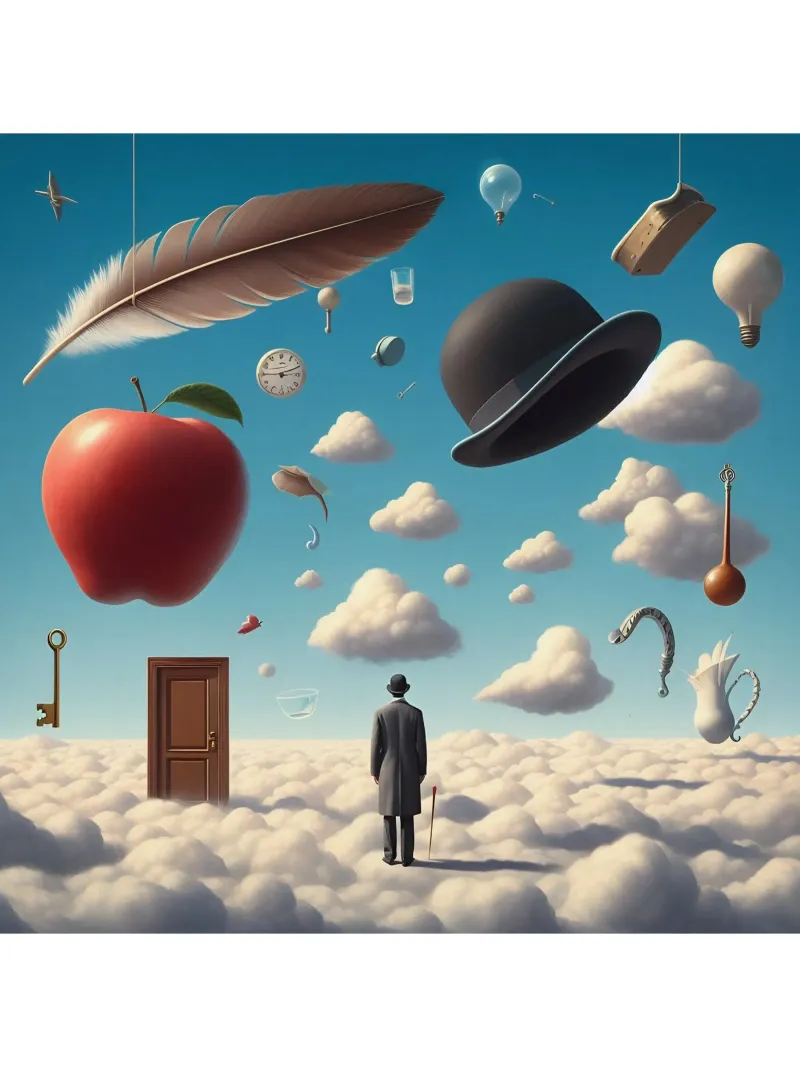 René Magritte, l'enigmatico surrealista pellicola backlit da Corene Morar