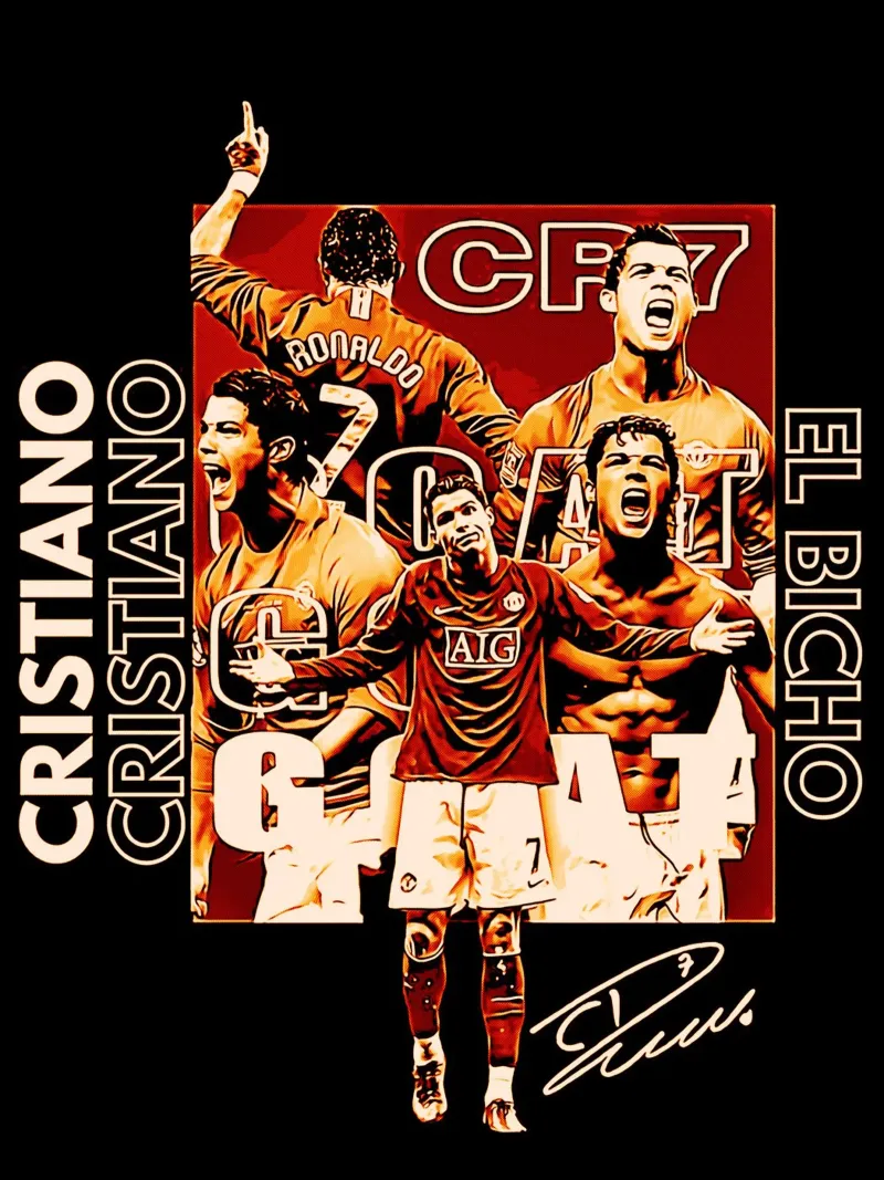 Cristiano Ronaldo dos Santos Aveiro 2 pellicola backlit da ontoseno