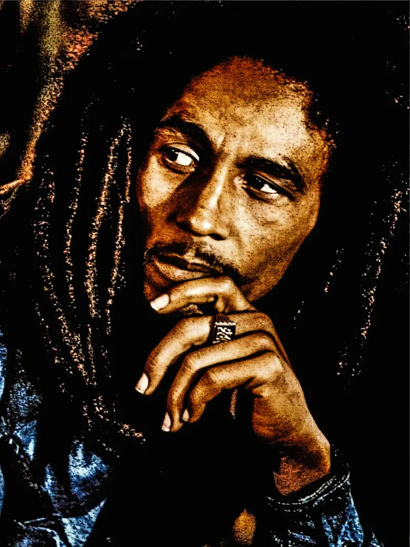 bob marley pellicola backlit da vanhesling