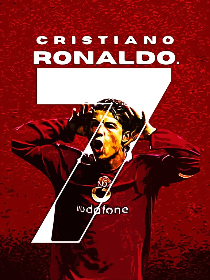 Cristiano Ronaldo 4 pellicola backlit da ontoseno