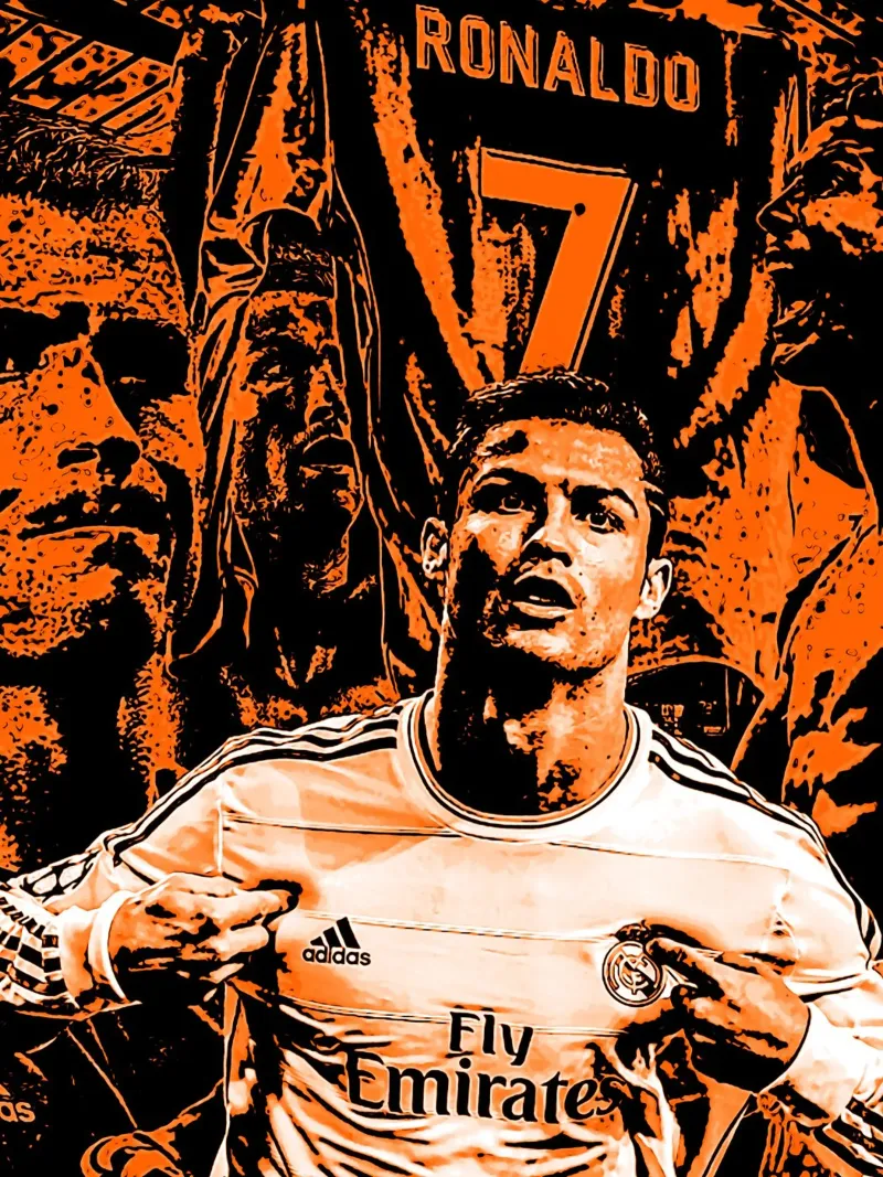 Cristiano Ronaldo goat 4 pellicola backlit da ontoseno