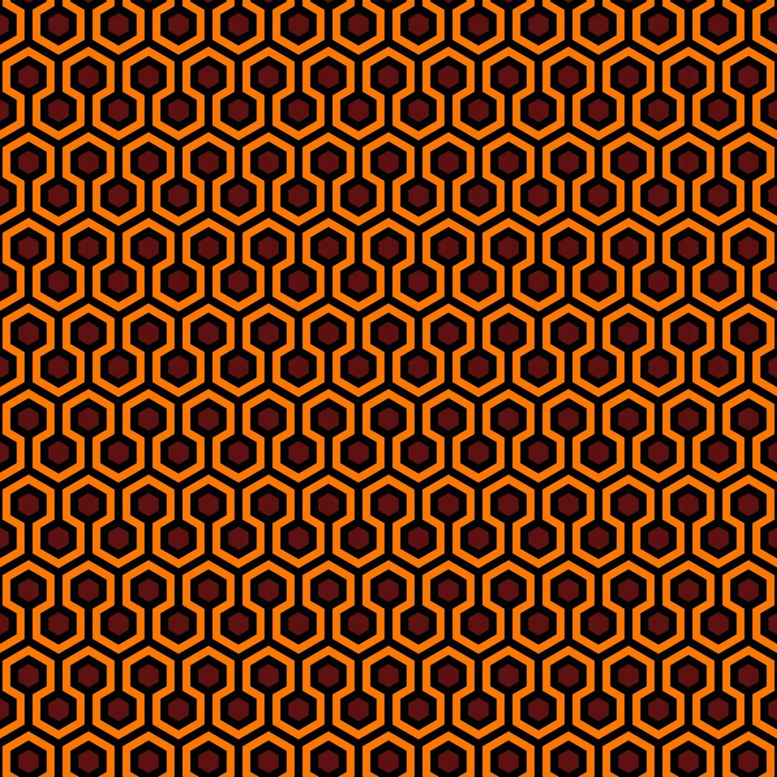 Geometric - Overlook Hotel Floor pattern pellicola backlit da Vivi Nicolin