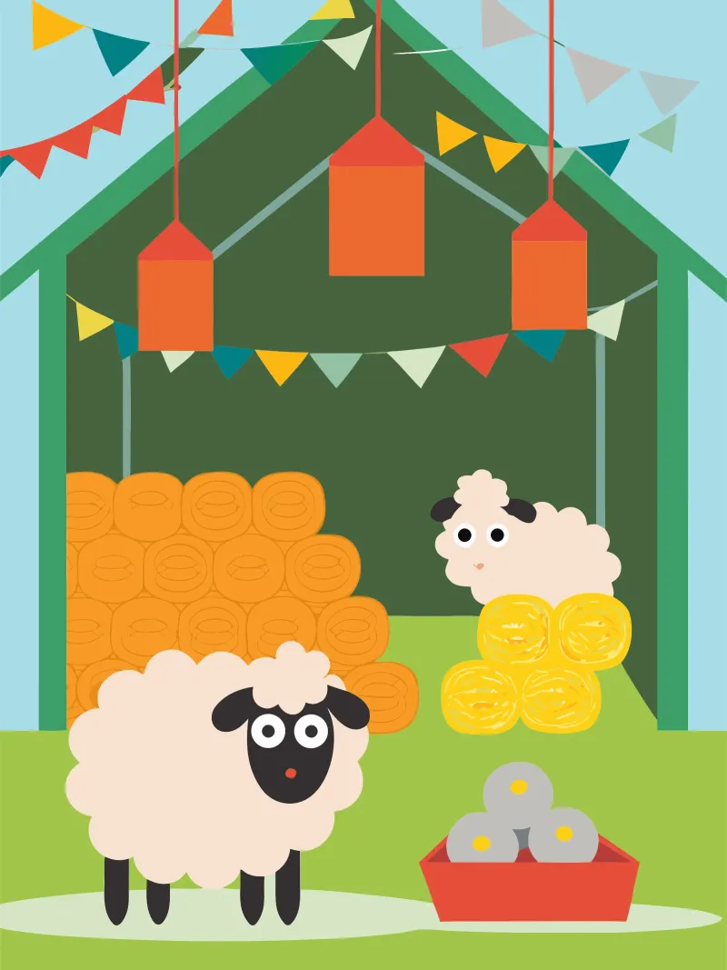 Sheep Farming pellicola backlit da CUTE ANIMALS