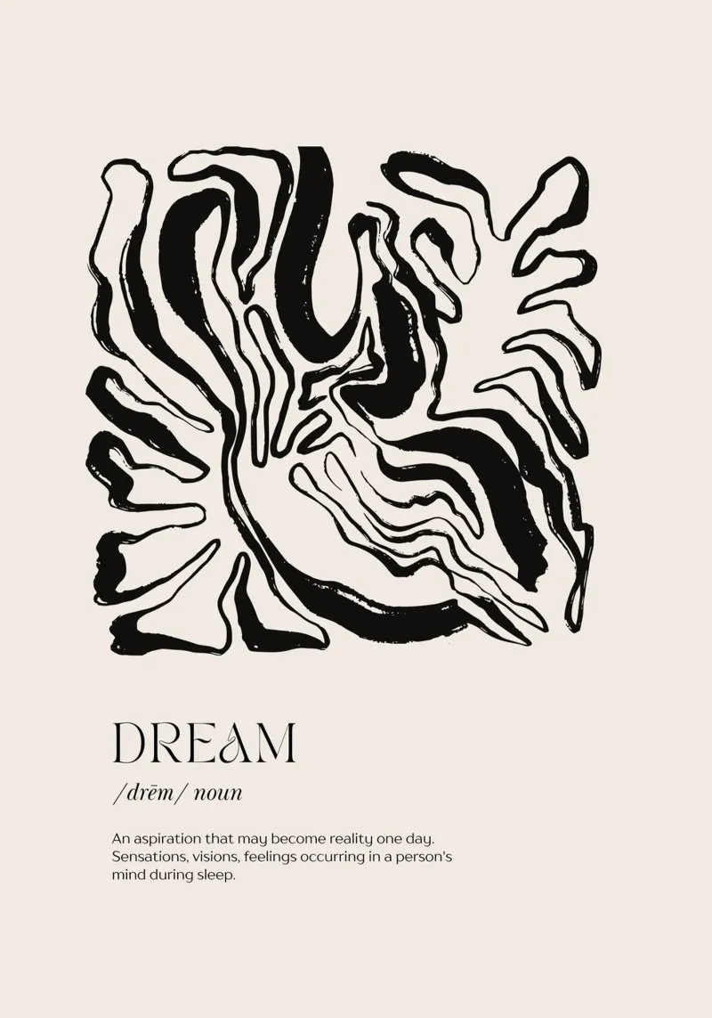 DREAM Abstract - Organischer Zebra Druck Definition Kunst Hahnemühle von NorwesClub