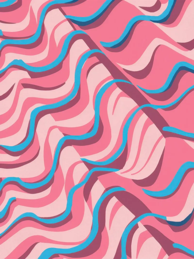 Psychedelic Azure Wave Hahnemühle von Prism Ritual